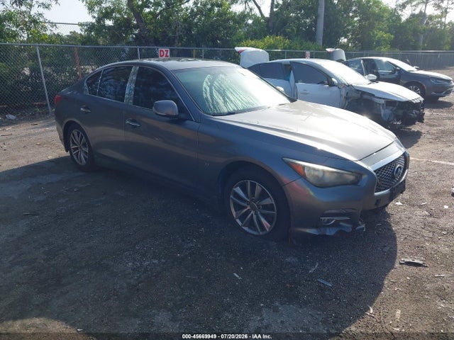 45669949 :رقم المزاد ، JN1BV7AR3EM701022 vin ، 2014 Infiniti Q50 Premium مزاد بيع