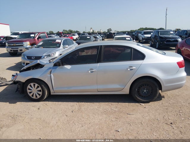 2011 Volkswagen Jetta 2.0l S მანქანა იყიდება აუქციონზე, vin: 3VW2K7AJ1BM337132, აუქციონის ნომერი: 45670063