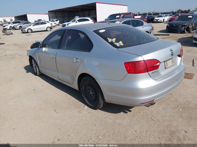 2011 Volkswagen Jetta 2.0l S მანქანა იყიდება აუქციონზე, vin: 3VW2K7AJ1BM337132, აუქციონის ნომერი: 45670063