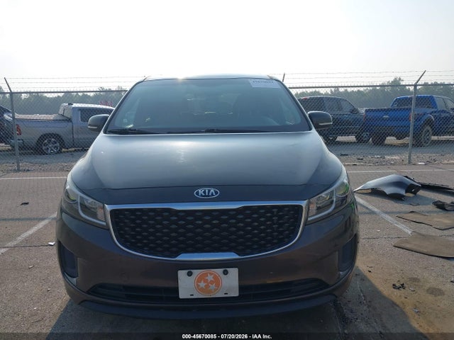 2016 Kia Sedona Lx მანქანა იყიდება აუქციონზე, vin: KNDMB5C11G6165897, აუქციონის ნომერი: 45670085