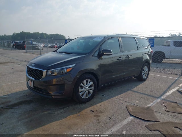 2016 Kia Sedona Lx მანქანა იყიდება აუქციონზე, vin: KNDMB5C11G6165897, აუქციონის ნომერი: 45670085