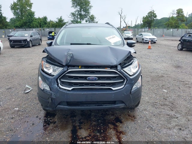 45670087 :رقم المزاد ، MAJ6S3GLXNC465693 vin ، 2022 Ford Ecosport Se مزاد بيع