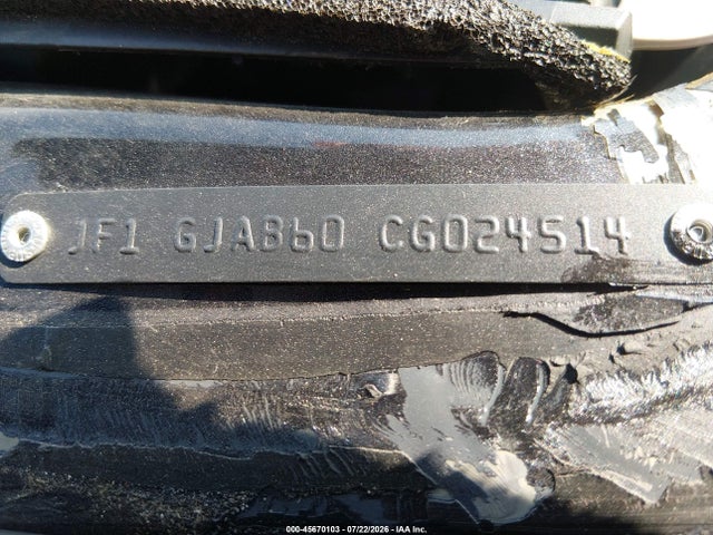 Aukcja sprzedaży 2012 Subaru Impreza 2.0i Premium, vin: JF1GJAB60CG024514, numer aukcji: 45670103