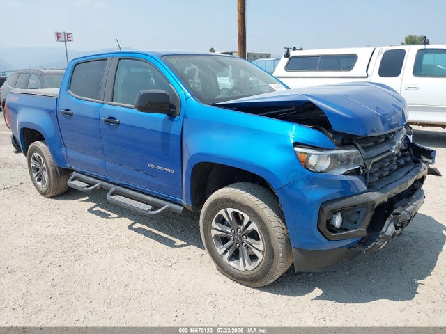 Продаж на аукціоні авто 2021 Chevrolet Colorado Z71, vin: 1GCGTDEN3M1295466, номер лоту: 45670120