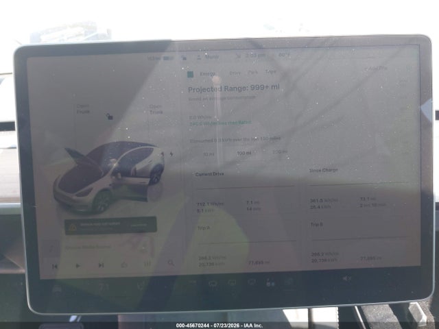 Aukcja sprzedaży 2023 Tesla Model Y Awd/long Range Dual Motor All-wheel Drive, vin: 7SAYGDEE8PF809819, numer aukcji: 45670244