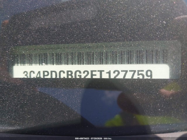 Продаж на аукціоні авто 2014 Dodge Journey Sxt, vin: 3C4PDCBG2ET127759, номер лоту: 45670423