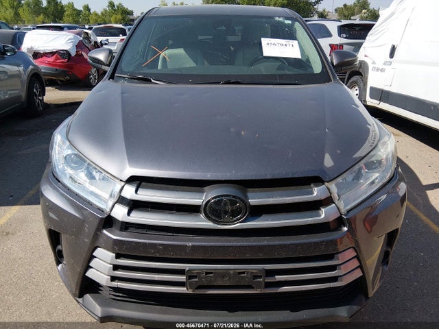 45670471 :رقم المزاد ، 5TDBZRFH4KS974838 vin ، 2019 Toyota Highlander Le مزاد بيع