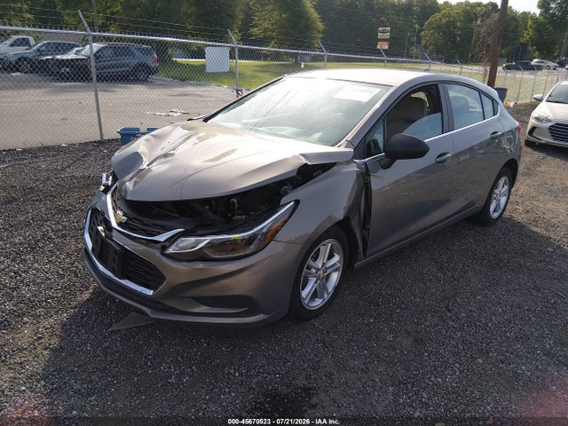 2017 Chevrolet Cruze Lt Auto მანქანა იყიდება აუქციონზე, vin: 3G1BE6SM1HS578943, აუქციონის ნომერი: 45670523