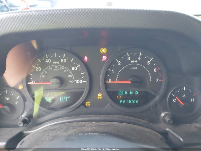 45670560 :رقم المزاد ، 1J4GA39118L622538 vin ، 2008 Jeep Wrangler Unlimited X مزاد بيع