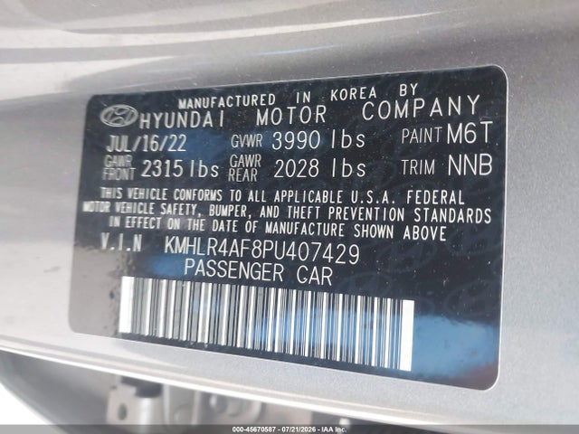 Hyundai Elantra N Line 2023 KMHLR4AF8PU407429 Image 9
