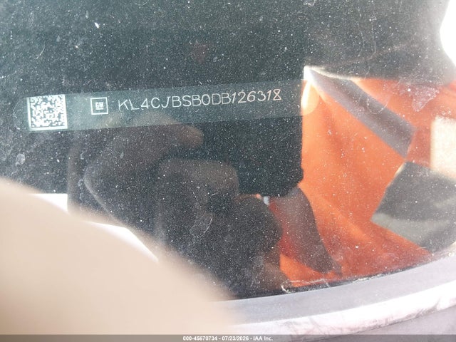 2013 Buick Encore Convenience მანქანა იყიდება აუქციონზე, vin: KL4CJBSB0DB126318, აუქციონის ნომერი: 45670734