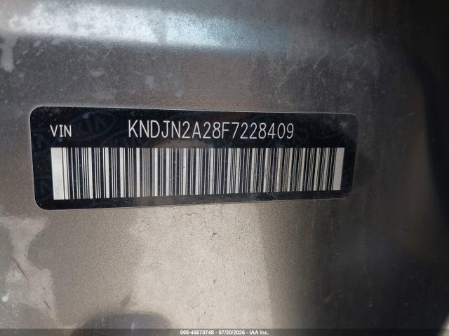 Продажа на аукционе авто 2015 Kia Soul, vin: KNDJN2A28F7228409, номер лота: 45670748