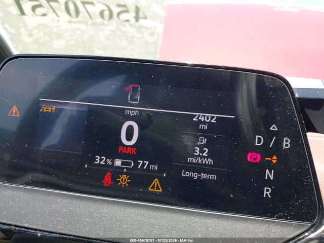 Продаж на аукціоні авто 2021 Volkswagen Id.4 Pro S, vin: WVGKMPE28MP041372, номер лоту: 45670751