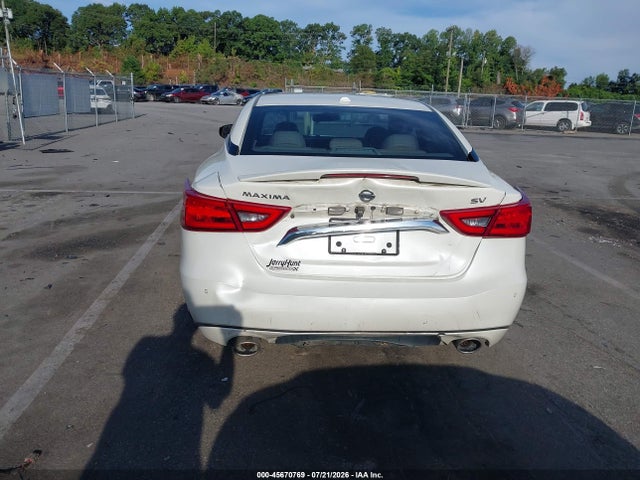 2017 Nissan Maxima 3.5 Sv მანქანა იყიდება აუქციონზე, vin: 1N4AA6AP9HC405936, აუქციონის ნომერი: 45670769