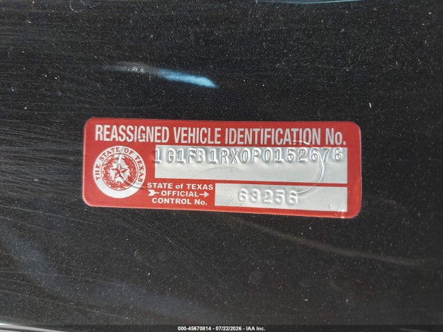 Auction sale of the 2023 Chevrolet Camaro Rwd  1lt, vin: 1G1FB1RX0P0152678, lot number: 45670814