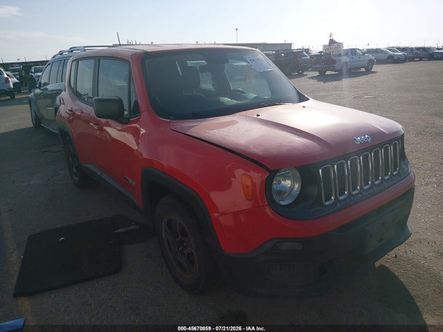 Продажа на аукционе авто 2017 Jeep Renegade Sport, vin: ZACCJAAB1HPF04949, номер лота: 45670859