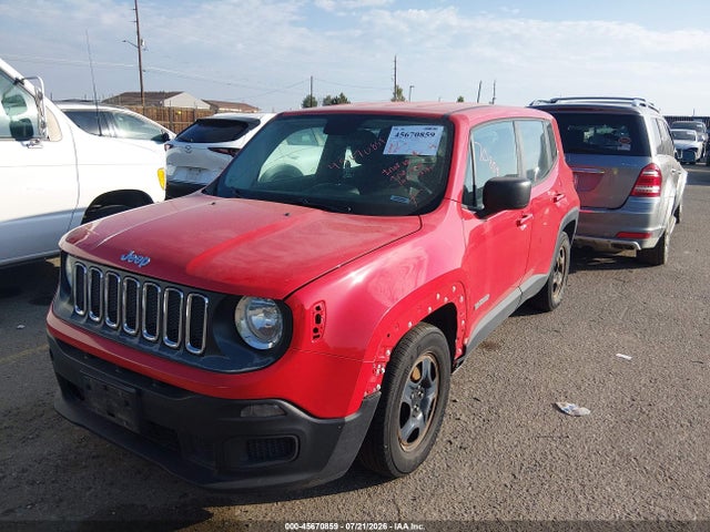 Продажа на аукционе авто 2017 Jeep Renegade Sport, vin: ZACCJAAB1HPF04949, номер лота: 45670859