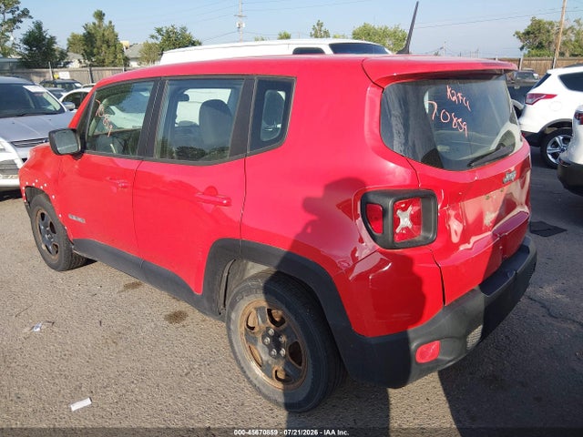 Продажа на аукционе авто 2017 Jeep Renegade Sport, vin: ZACCJAAB1HPF04949, номер лота: 45670859