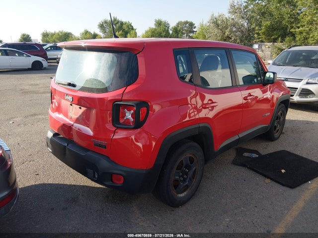 Продажа на аукционе авто 2017 Jeep Renegade Sport, vin: ZACCJAAB1HPF04949, номер лота: 45670859