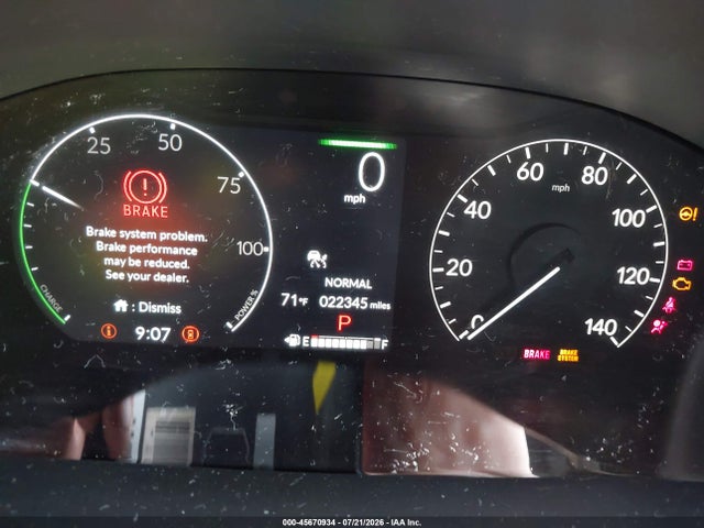 Aukcja sprzedaży 2025 Honda Cr-v Hybrid Sport-l, vin: 7FARS6H85SE048715, numer aukcji: 45670934