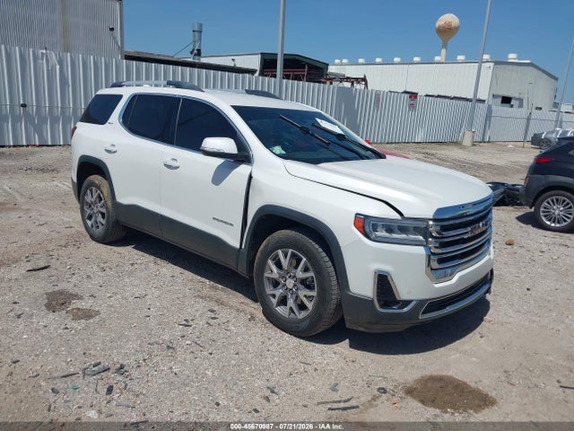 45670987 :رقم المزاد ، 1GKKNMLS8MZ203335 vin ، 2021 Gmc Acadia Fwd Slt مزاد بيع