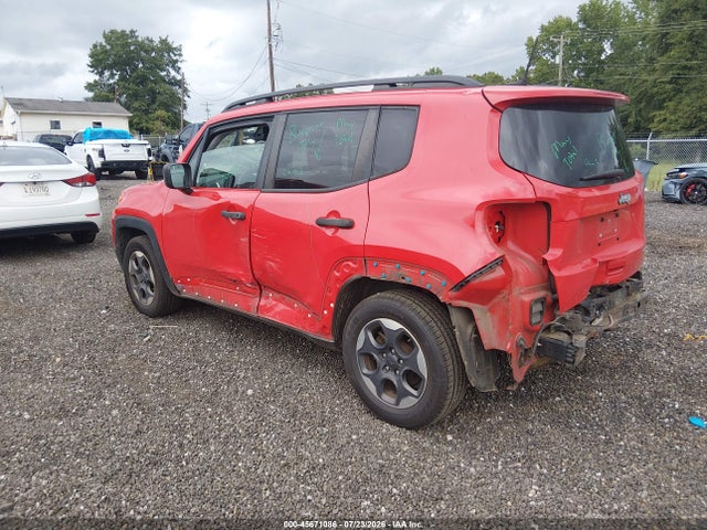 Продаж на аукціоні авто 2018 Jeep Renegade Sport Fwd, vin: ZACCJAAB6JPG69885, номер лоту: 45671086