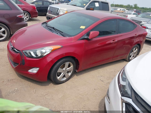 2013 Hyundai Elantra Gls მანქანა იყიდება აუქციონზე, vin: 5NPDH4AE8DH404135, აუქციონის ნომერი: 45671117