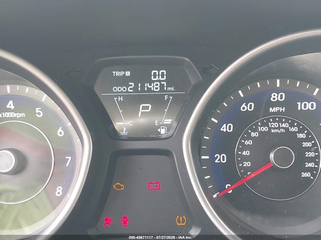 2013 Hyundai Elantra Gls მანქანა იყიდება აუქციონზე, vin: 5NPDH4AE8DH404135, აუქციონის ნომერი: 45671117