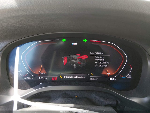 5UX33DT01N9M13800 BMW X4 Xdrive30i