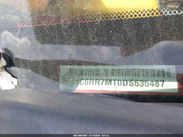 45671147 :رقم المزاد ، 1C6RR7MT0DS635487 vin ، 2013 Ram 1500 Sport مزاد بيع