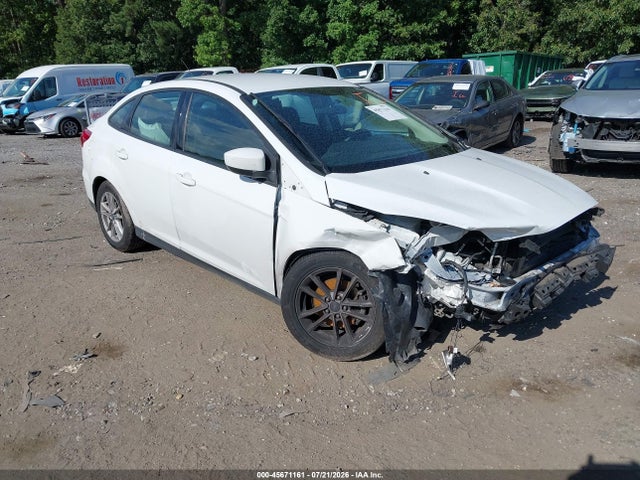 2018 Ford Focus Se მანქანა იყიდება აუქციონზე, vin: 1FADP3F28JL293255, აუქციონის ნომერი: 45671161