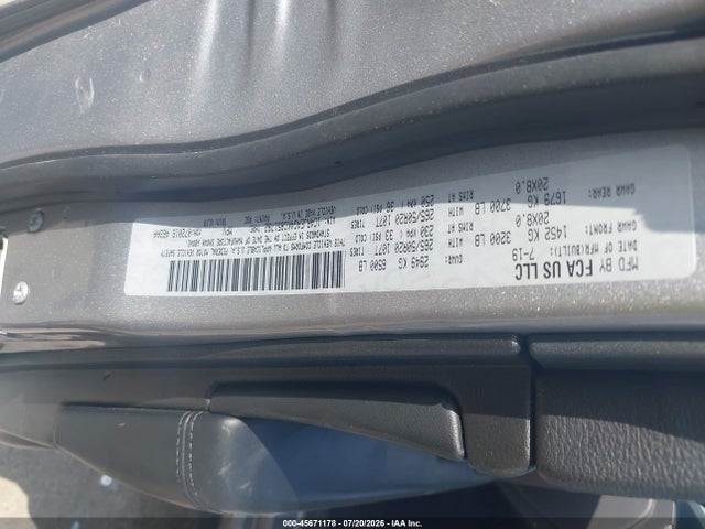 Aukcja sprzedaży 2019 Jeep Grand Cherokee Altitude 4x2, vin: 1C4RJEAG4KC851782, numer aukcji: 45671178