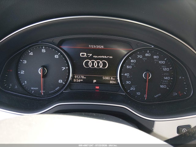 2019 Audi Q7 45 Premium/45 Se Premium მანქანა იყიდება აუქციონზე, vin: WA1AHAF79KD017117, აუქციონის ნომერი: 45671247
