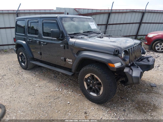 Auction sale of the 2020 Jeep Wrangler Unlimited Sport S 4x4, vin: 1C4HJXDNXLW227115, lot number: 45671546