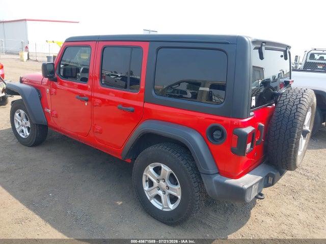 1C4HJXDN7KW594665 Jeep Wrangler Unlimited Sport S 4x4