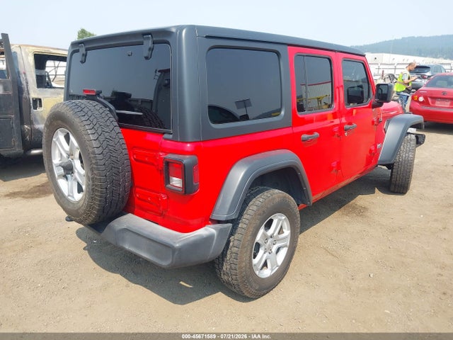 1C4HJXDN7KW594665 Jeep Wrangler Unlimited Sport S 4x4