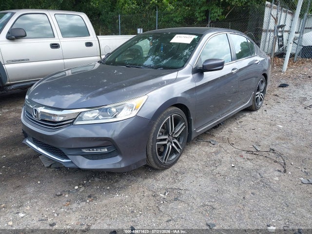 45671623 :رقم المزاد ، 1HGCR2F62HA062677 vin ، 2017 Honda Accord Sport مزاد بيع