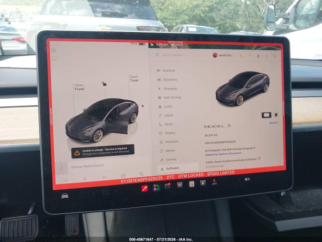 Tesla Model 3 Rear-wheel Drive 2023 5YJ3E1EA6PF429225 Image 18