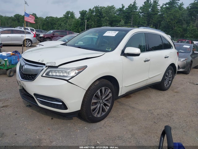 Acura Mdx Technology Acurawatch Plus Packages/technology Package 2016 5FRYD4H49GB023521 Image 2