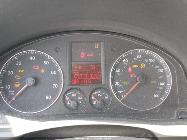 Auction sale of the 2009 Volkswagen Jetta Se, vin: 3VWRZ71K09M142491, lot number: 45671755