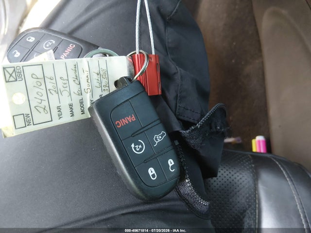 Продажа на аукционе авто 2016 Jeep Grand Cherokee Summit, vin: 1C4RJFJG5GC390508, номер лота: 45671814
