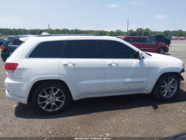 Продажа на аукционе авто 2016 Jeep Grand Cherokee Summit, vin: 1C4RJFJG5GC390508, номер лота: 45671814