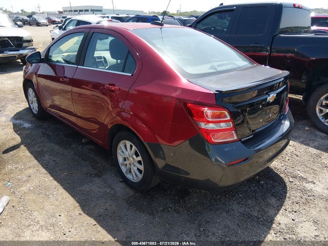 45671883 :رقم المزاد ، 1G1JD5SH8H4151268 vin ، 2017 Chevrolet Sonic Lt Auto مزاد بيع