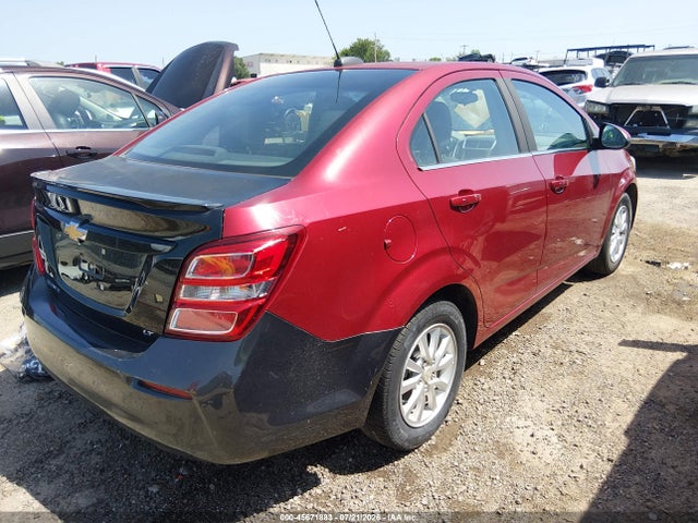 45671883 :رقم المزاد ، 1G1JD5SH8H4151268 vin ، 2017 Chevrolet Sonic Lt Auto مزاد بيع