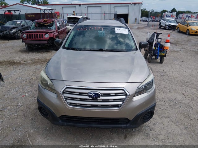 Продаж на аукціоні авто 2015 Subaru Outback 2.5i, vin: 4S4BSBAC9F3343528, номер лоту: 45671934