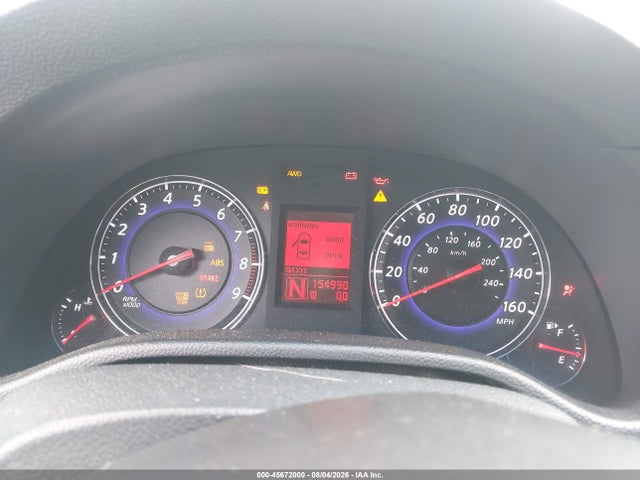 2009 Infiniti G37x მანქანა იყიდება აუქციონზე, vin: JNKCV64FX9M653455, აუქციონის ნომერი: 45672000