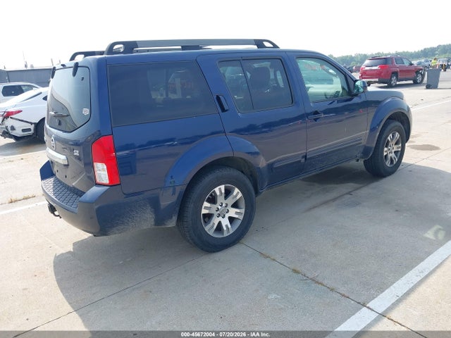 45672004 :رقم المزاد ، 5N1AR1NB5AC608201 vin ، 2010 Nissan Pathfinder Se مزاد بيع