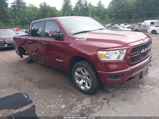 2019 Ram 1500 Big Horn/lone Star  4x4 5'7 Box მანქანა იყიდება აუქციონზე, vin: 1C6SRFFT1KN597787, აუქციონის ნომერი: 45672078