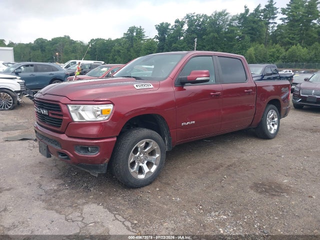 2019 Ram 1500 Big Horn/lone Star  4x4 5'7 Box მანქანა იყიდება აუქციონზე, vin: 1C6SRFFT1KN597787, აუქციონის ნომერი: 45672078