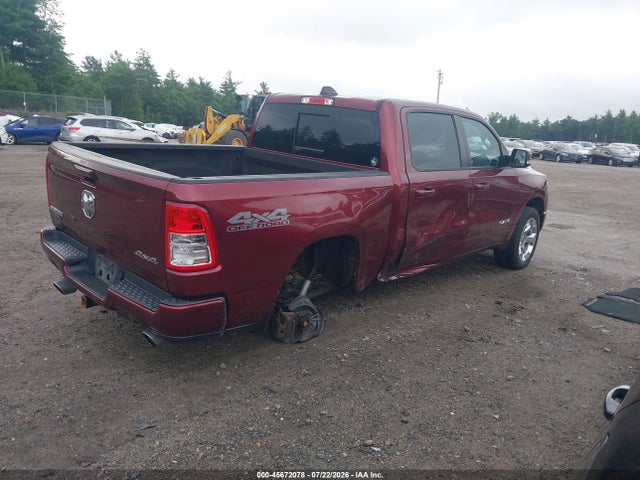 2019 Ram 1500 Big Horn/lone Star  4x4 5'7 Box მანქანა იყიდება აუქციონზე, vin: 1C6SRFFT1KN597787, აუქციონის ნომერი: 45672078